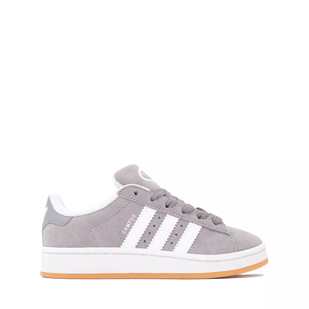 adidas Campus '00s Athletic Shoe - Little Kid - Grey / White / Gum