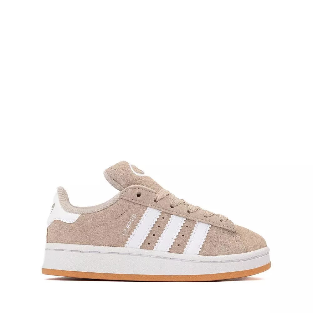 adidas Campus '00s Athletic Shoe - Little Kid - Wonder Beige / White / Gum