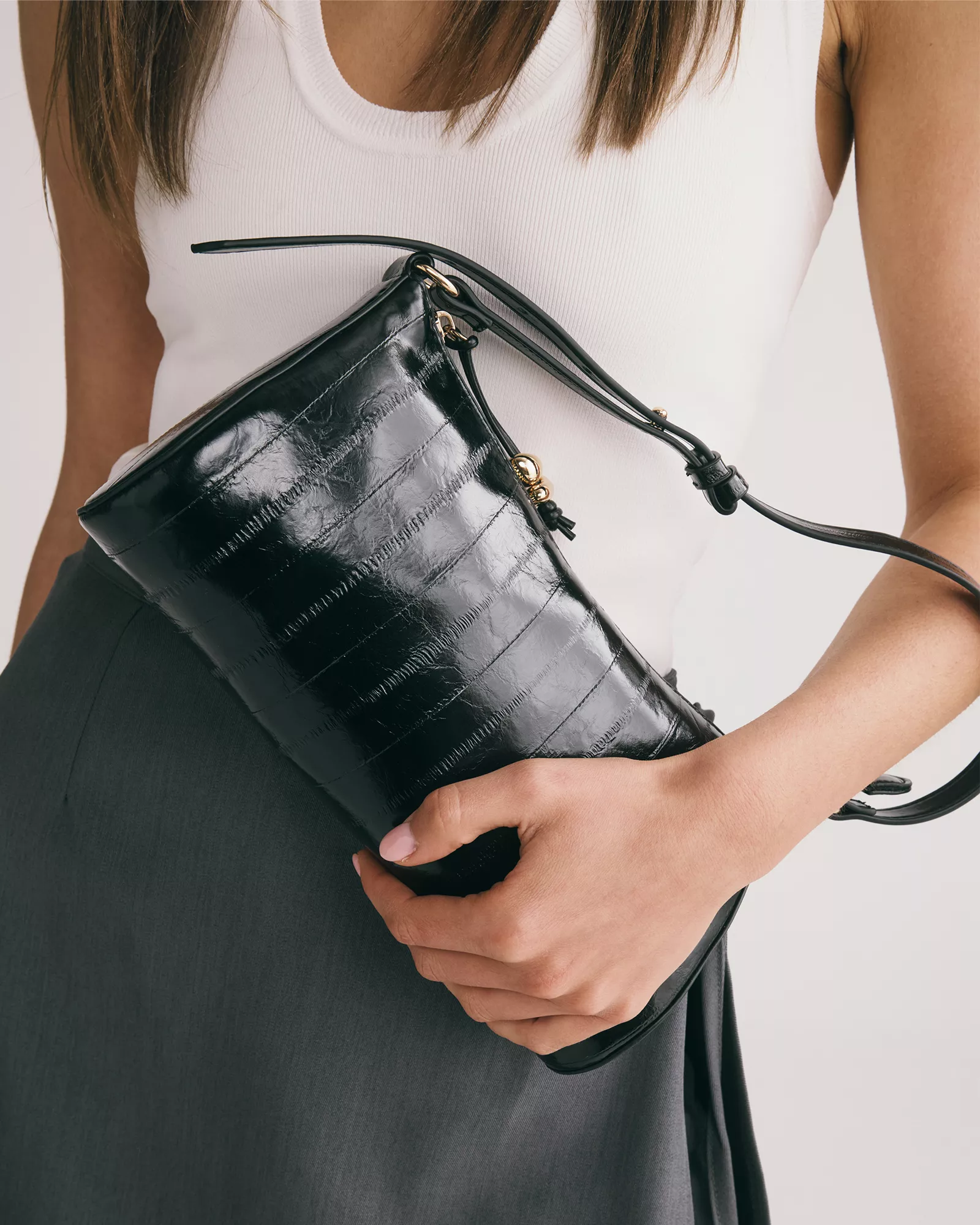 ALCOTT BLACK SHOULDER BAG