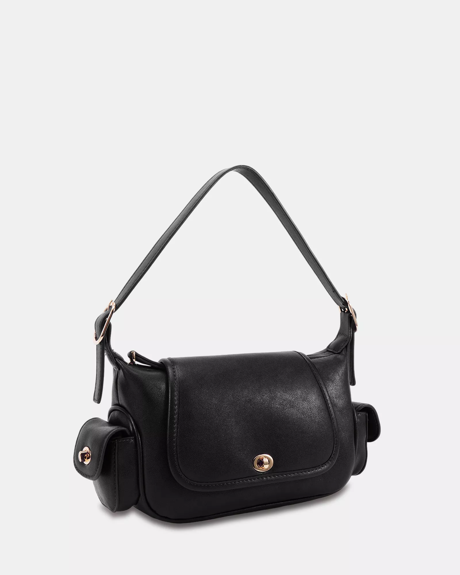 ALFA BLACK SHOULDER BAG