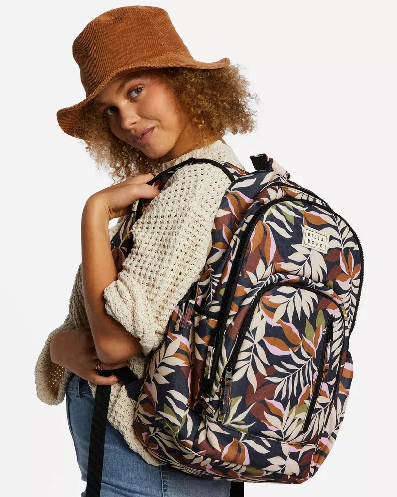 Billabong Roadie Backpack-Black Sands 1