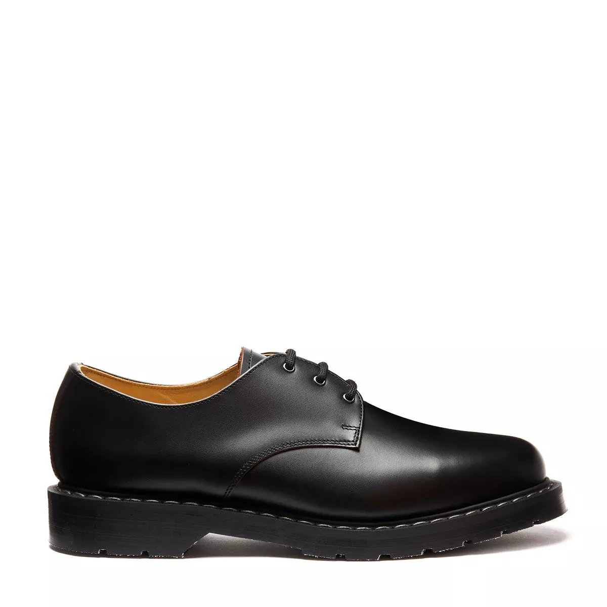 Black Fine Grain 3 Eye Gibson Shoe