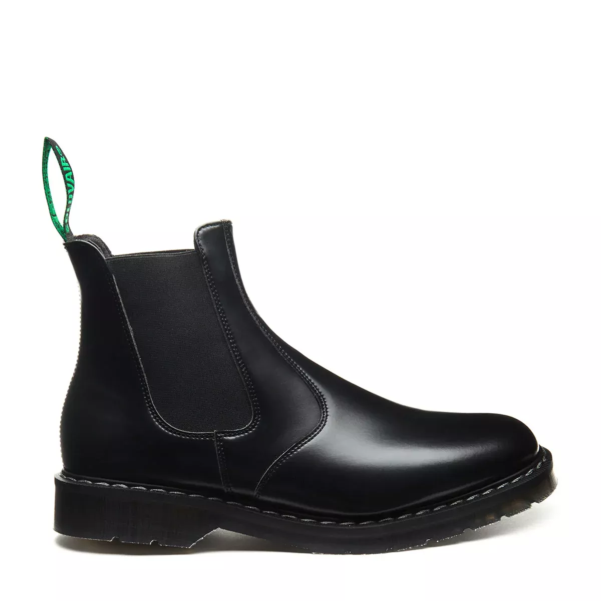 Black Vegan Hi-Shine Dealer Boot