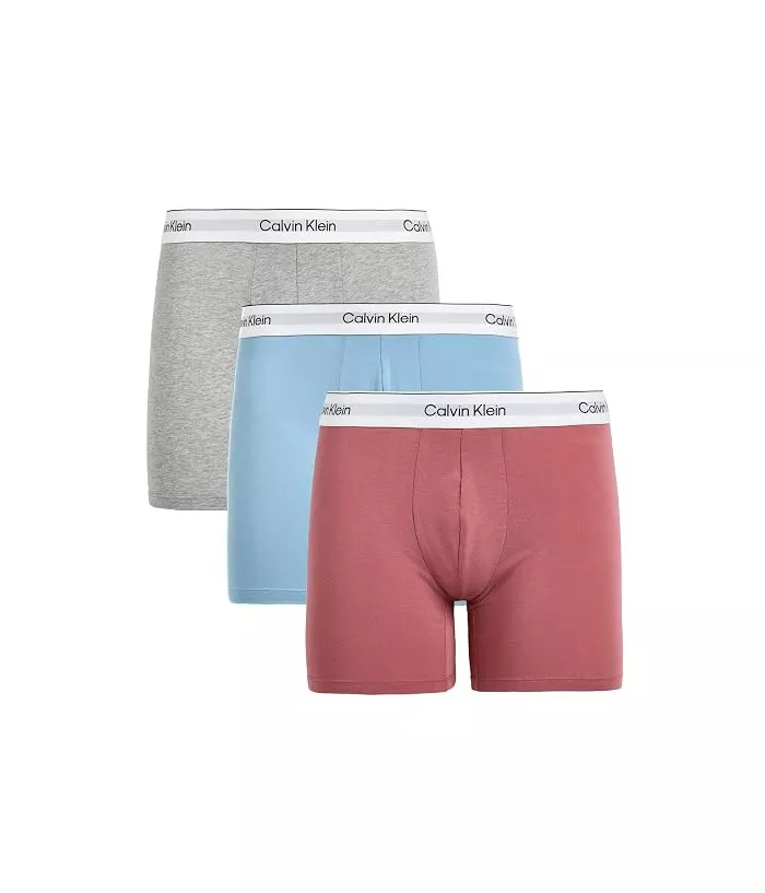 Calvin Klein UnderwearIcon Cotton Stretch 3-Pack Boxer BriefMen's