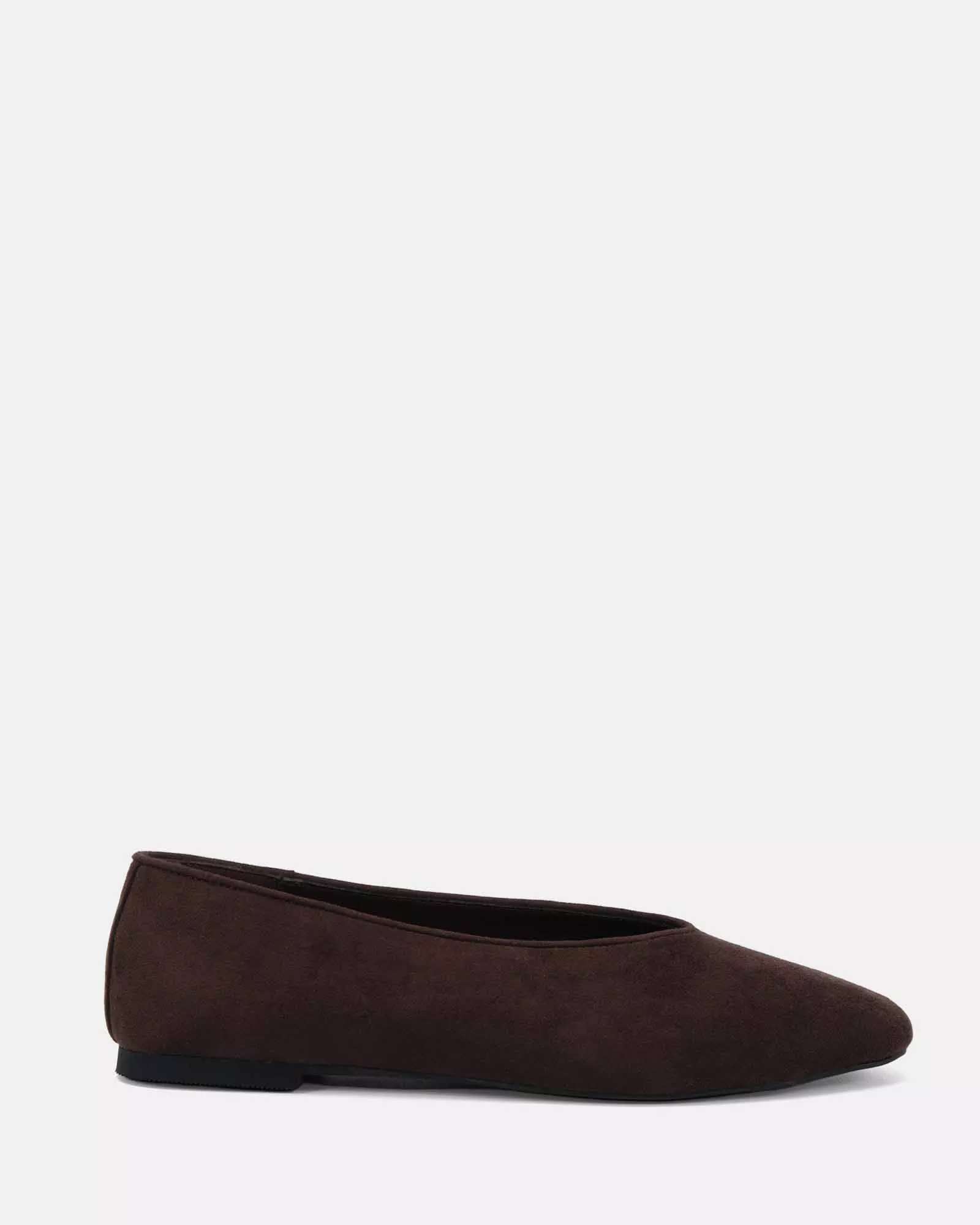 CHANDER ESPRESSO SUEDE Ballet Flats