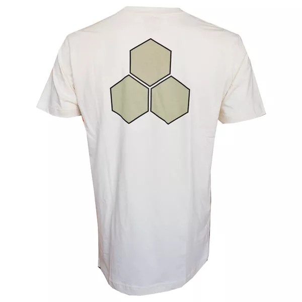 Channel Islands Classic Hex Men's S/S T-Shirt - Raw/Moss Green