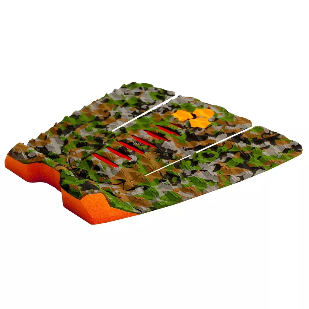 Channel Islands Fader 3 Piece Arch Traction Pad-Green Camo