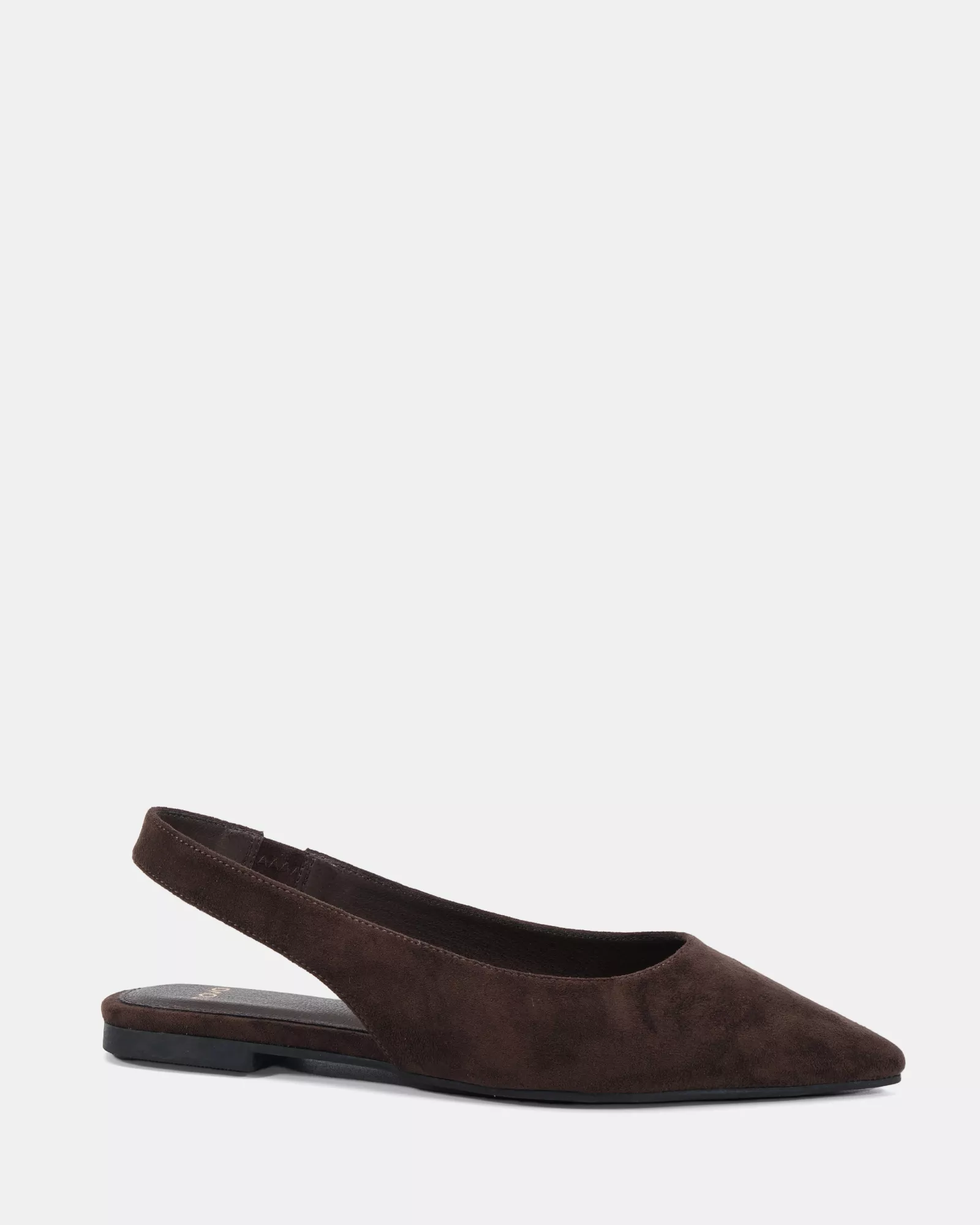 CHIP ESPRESSO SUEDE Ballet Flats