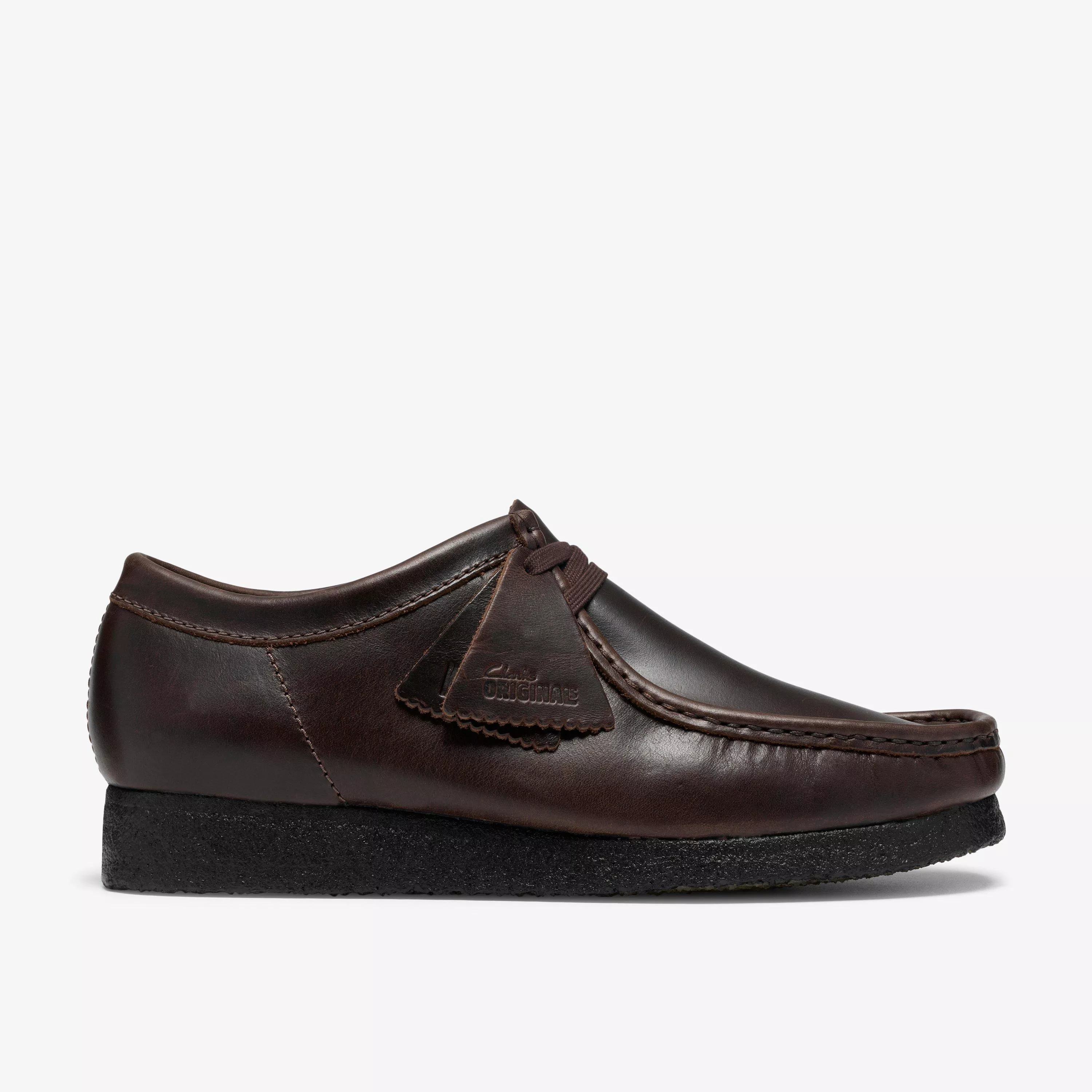 Clarks OriginalsWallabee Black/Brown Leather