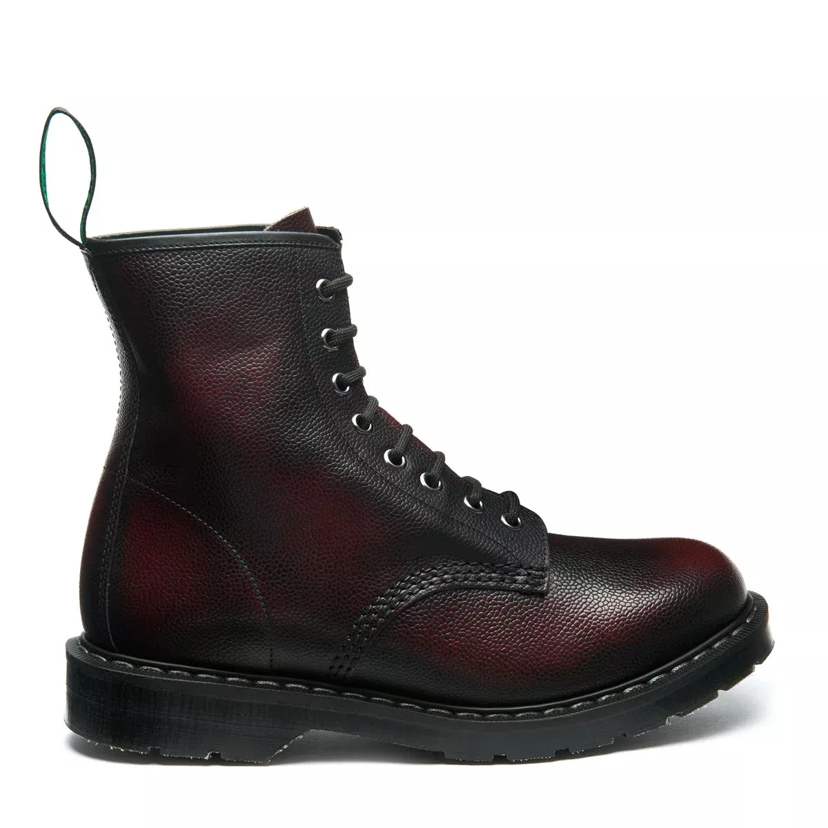 Dark Burgundy Grain 8 Eye Derby Boot