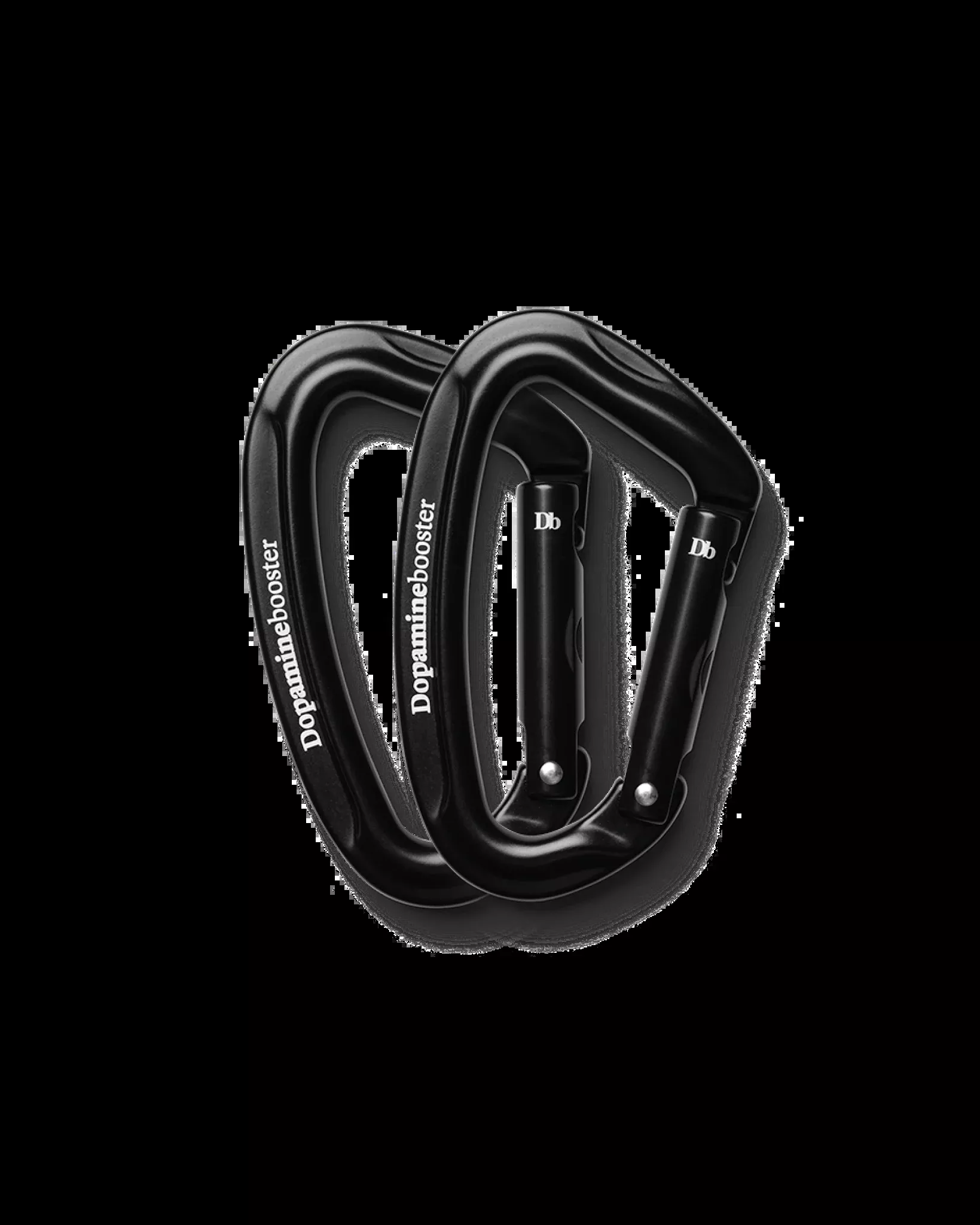 Essential Carabiner DoubleBundle Black Out