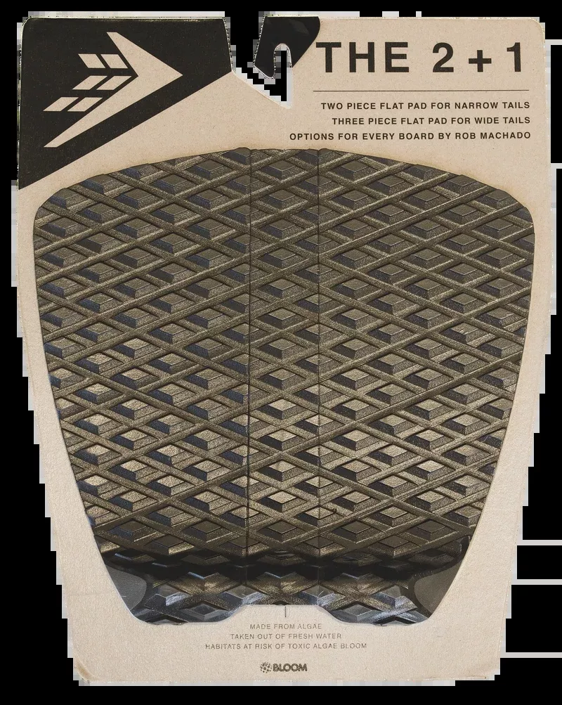 Firewire Machado 2+1 Flat Traction Pad-Black/Charcoal