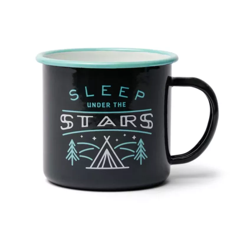 Gentlemen's Hardware Enamel Mug - Sleep Under the Stars 11 oz