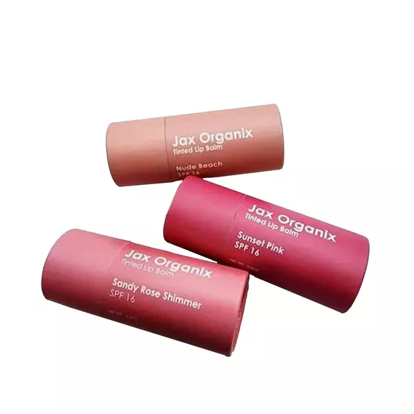 Jax Organix Tinted SPF 16 Lip Balm Sunscreen - Sandy Rose Shimmer