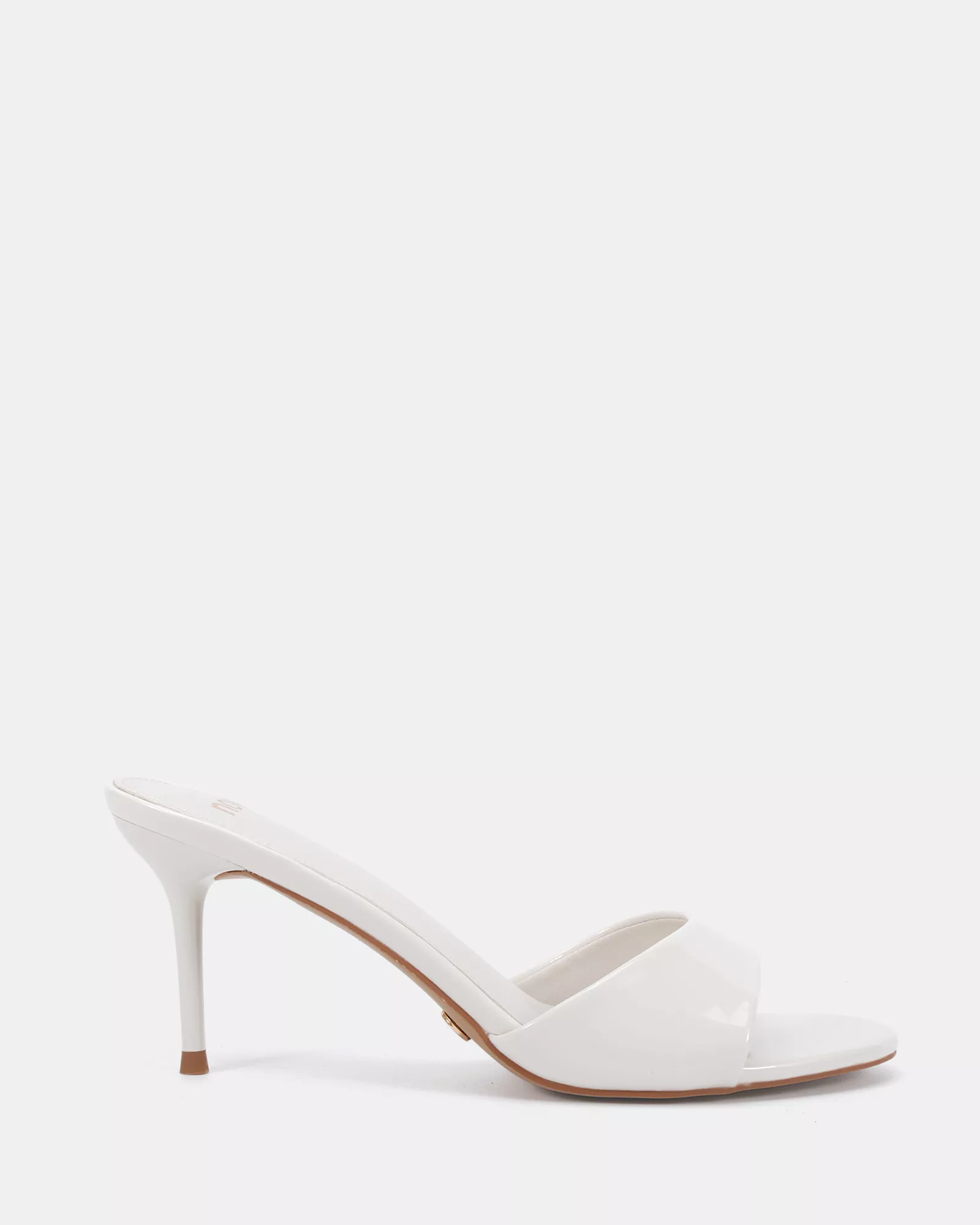 MALAN White Patent High Heels