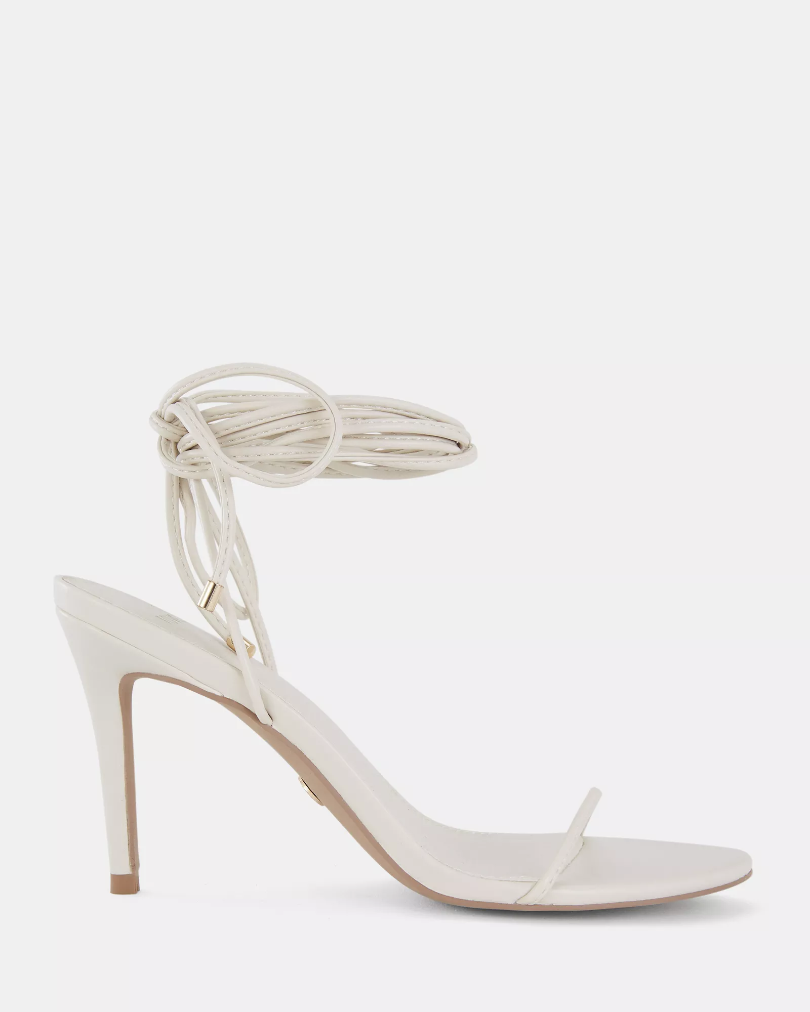 MANTOVA CREAM Open Toe Heels