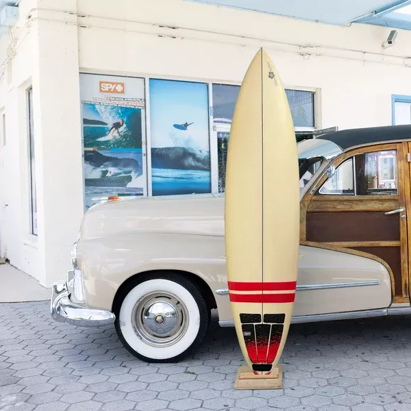 Marco Pacheco PU/Poly 7'6 Consignment Surfboard - Glass Ons