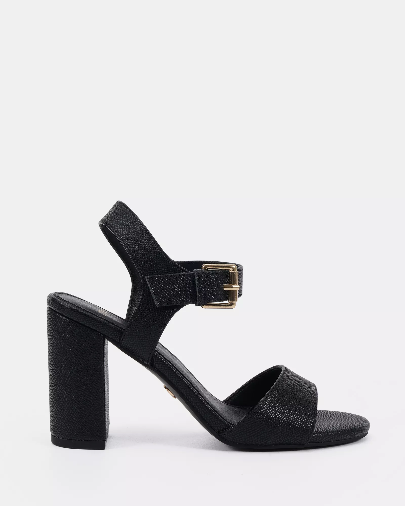 MARGIE Black Pebble High Heels