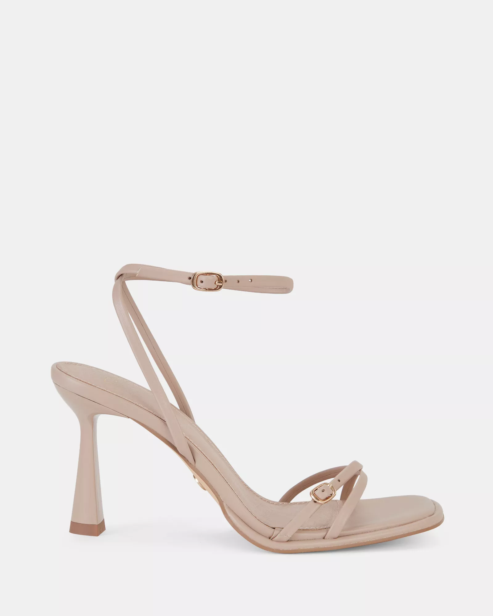 MATEO NUDE Open Toe Heels