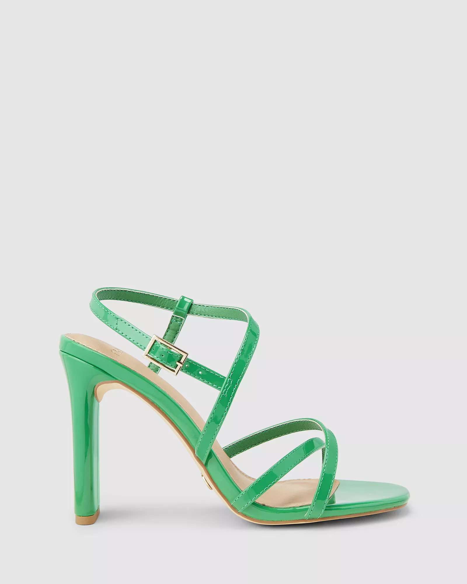 MOON GREEN Slim Rectangular Heels