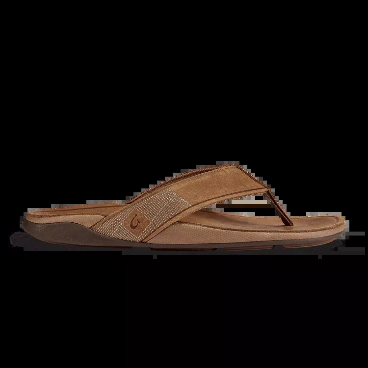 Olukai Tuahine Mens Waterproof Sandals - Toffee