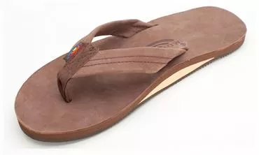 Rainbow Sandals Single Layer Premier Leather with Arch Support (Mens) - eXpresso