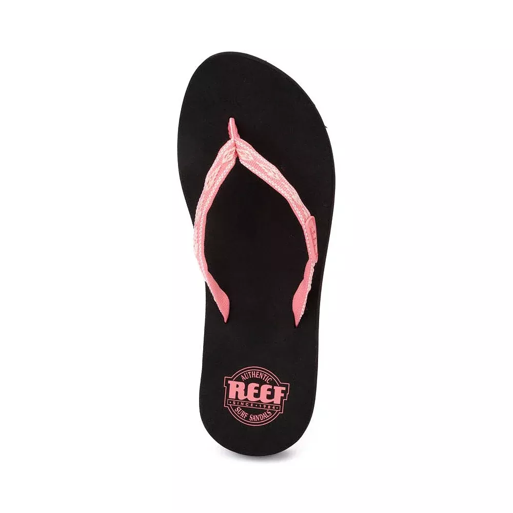 Reef Ginger Slide Sandal - Pink & Black