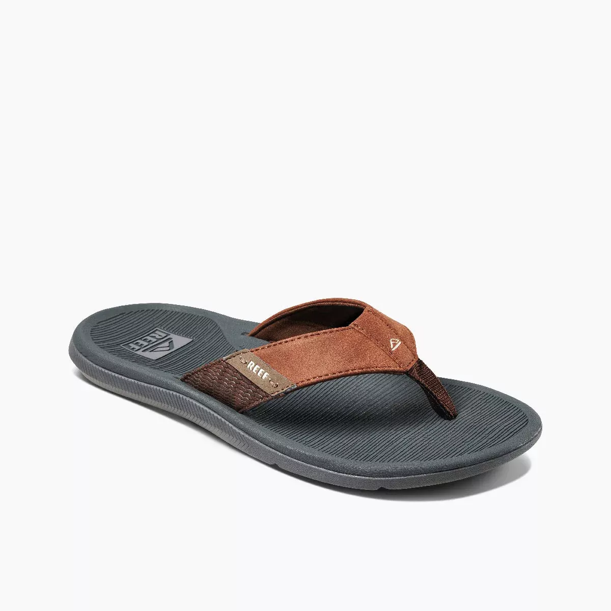 Reef Santa Ana Mens Sandals - Grey & Tan