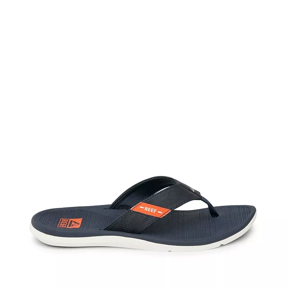 Reef Santa Ana Mens Sandals - Navy, White & Orange