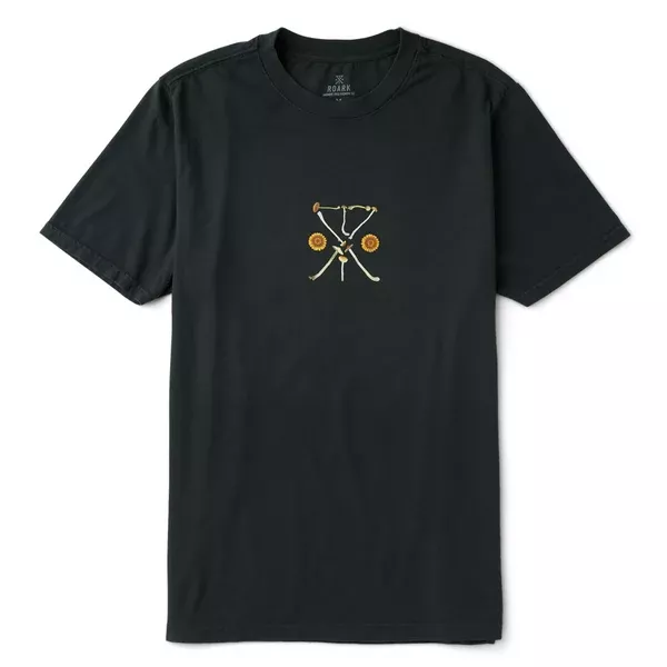 Roark Augs Safe Camp Men's S/S T-Shirt - Washed Black