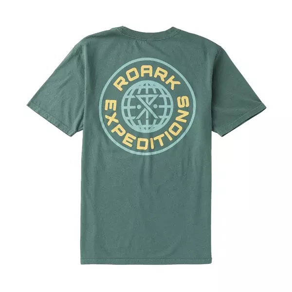 Roark Goin Global Premium Men's S/S T-Shirt - Slate Green