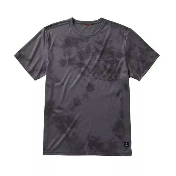 Roark Mathis Active Tie Dye Pocket Men's S/S T-Shirt - Grey