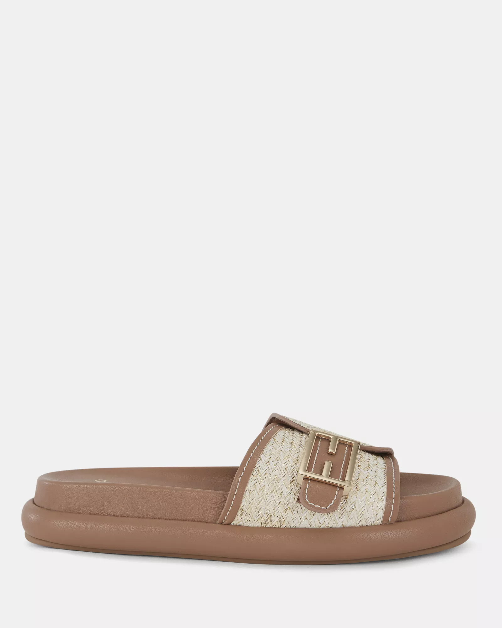SANNA METALLIC RAFFIA Sandals