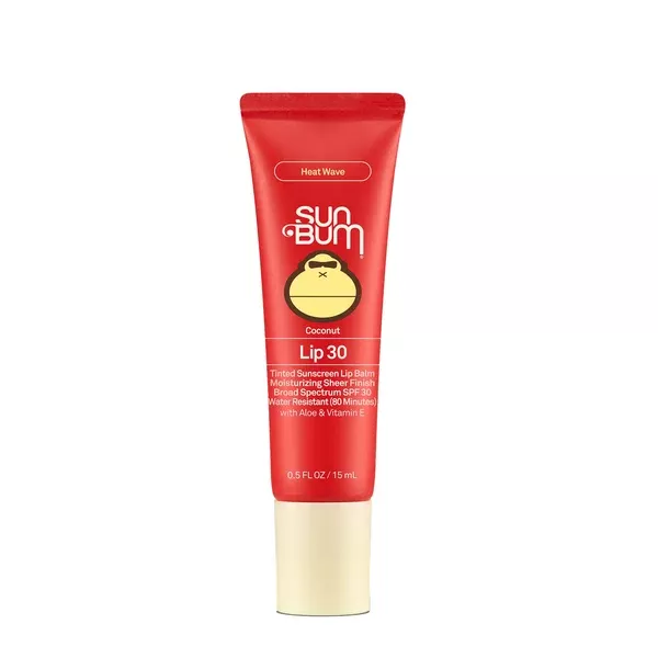 Sun Bum SPF30 Moisturizing .5oz Tinted Lip Balm Sunscreen - Heatwave