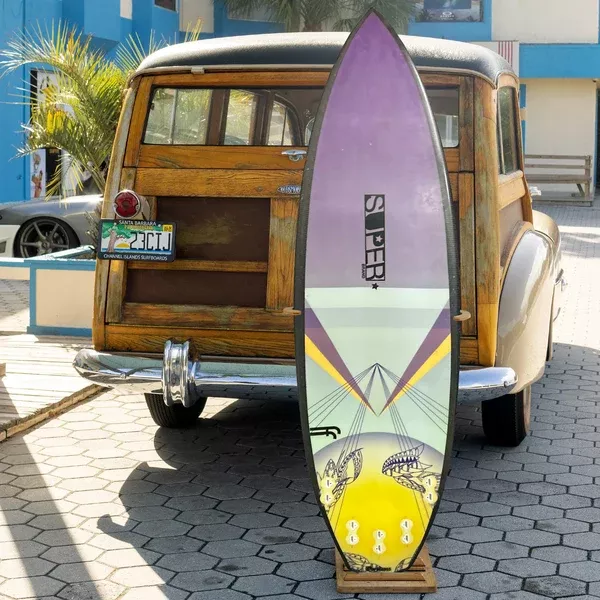 Super Brand The Vapers FutureFlex EPS 5'8 Used Surfboard - FCS II