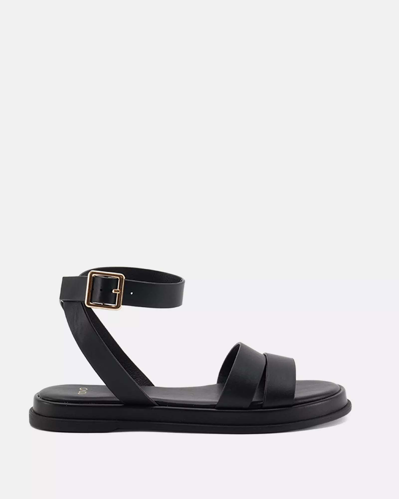 TAHJ BLACK Strappy Sandals