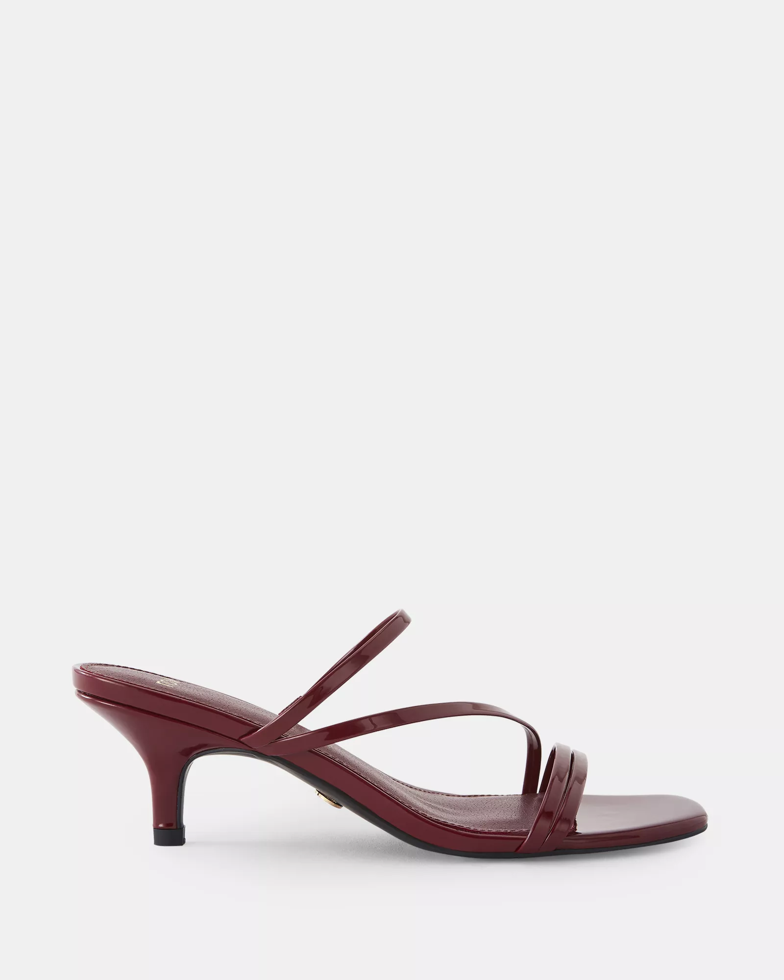 UDITA DEEP RED PATENT Mules