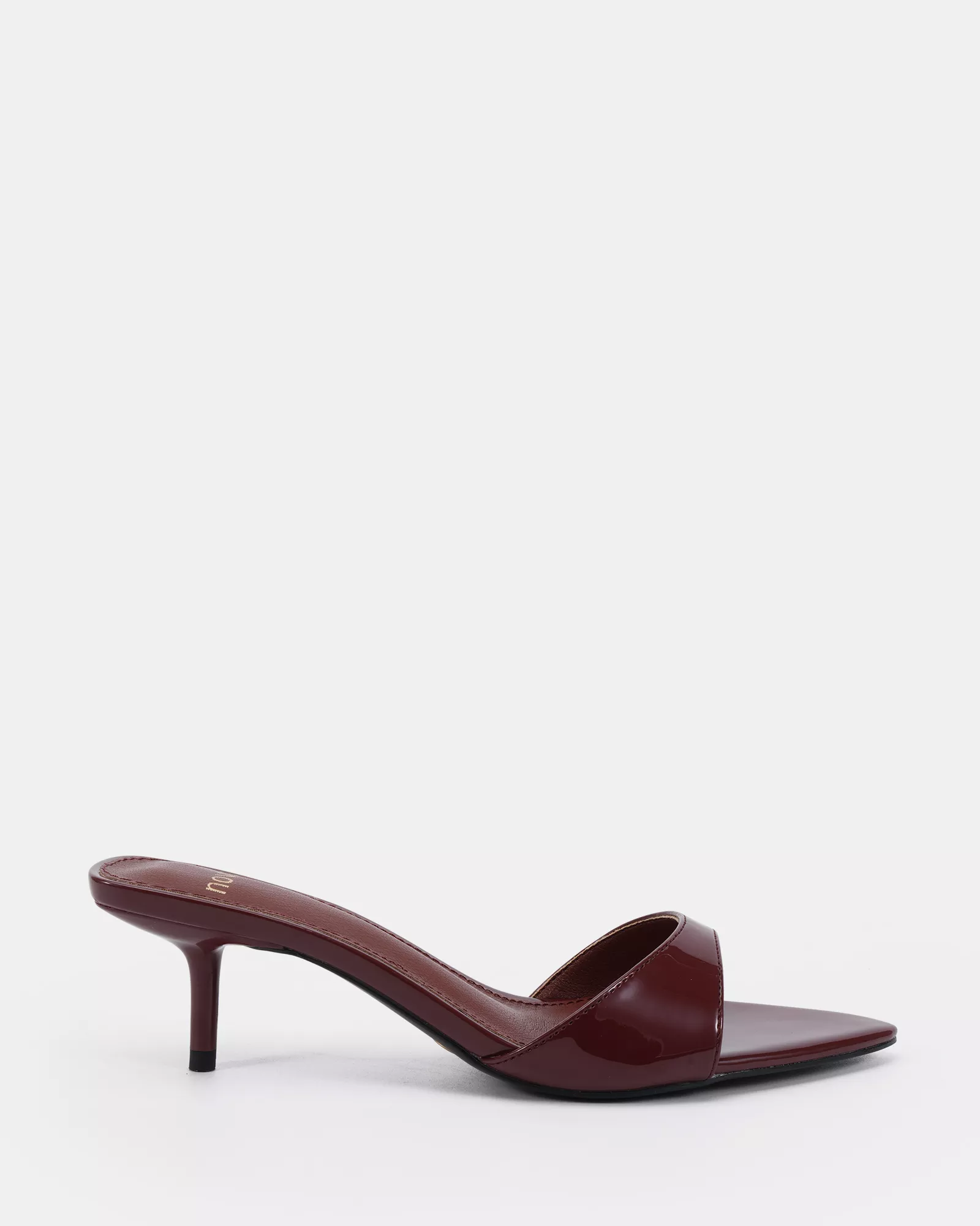 VOICE PLUM PATENT Mid Heels