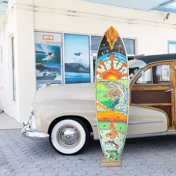 Whisnant PU/Poly 7'2 Consignment Surfboard - FCS II