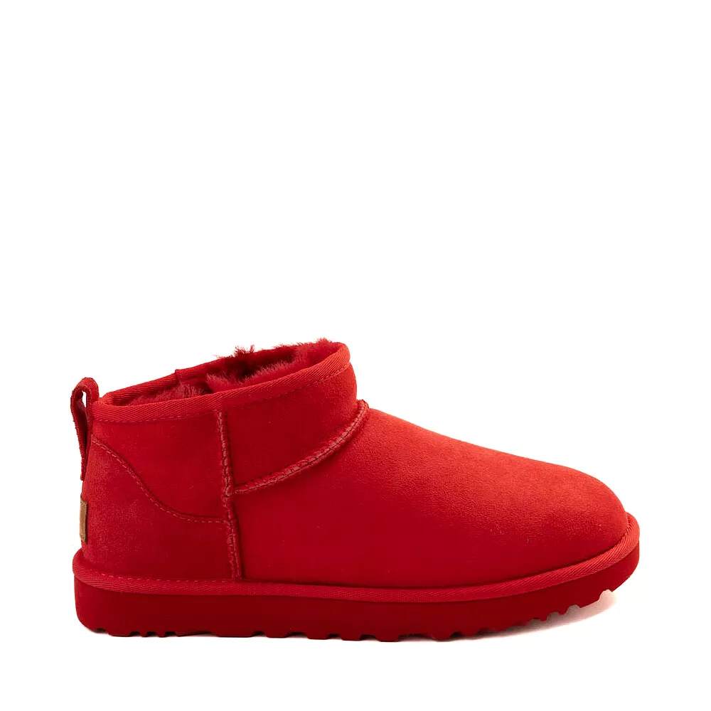 Womens UGG Classic Ultra Mini Boot - Ribbon Red