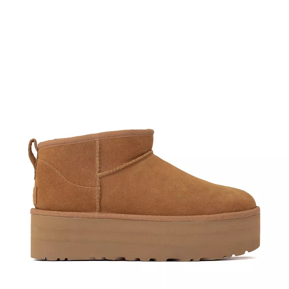 Womens UGG Classic Ultra Mini Platform Boot - Chestnut