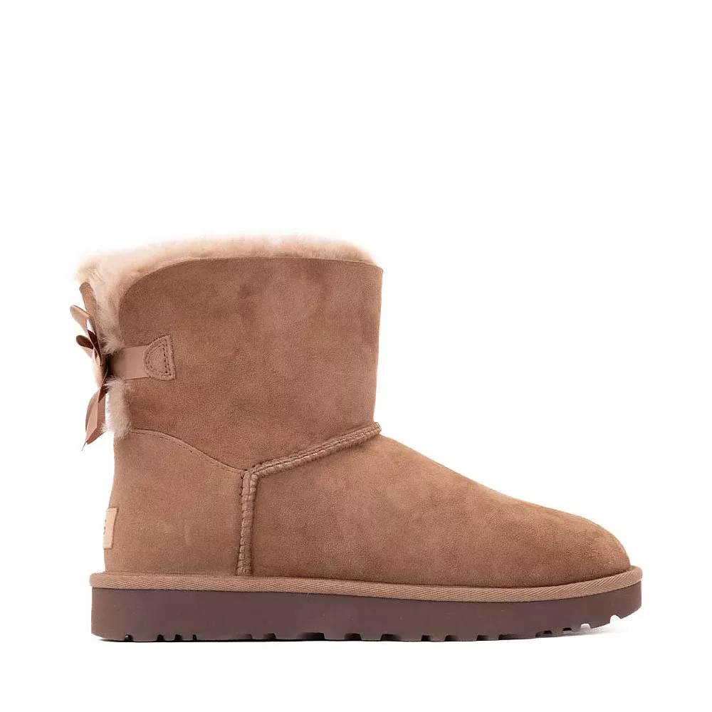 Womens UGG Mini Bailey Bow II Boot - Rocky Oak