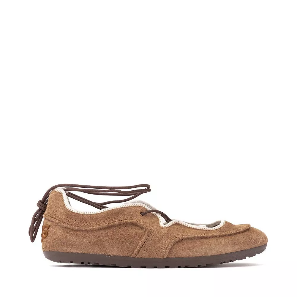 Womens UGG Quill Ballet Sneaker - Chestnut / Sand
