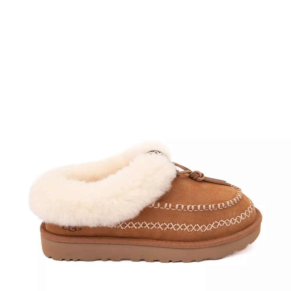 Womens UGG Tasman Alpine Slipper - Chestnut