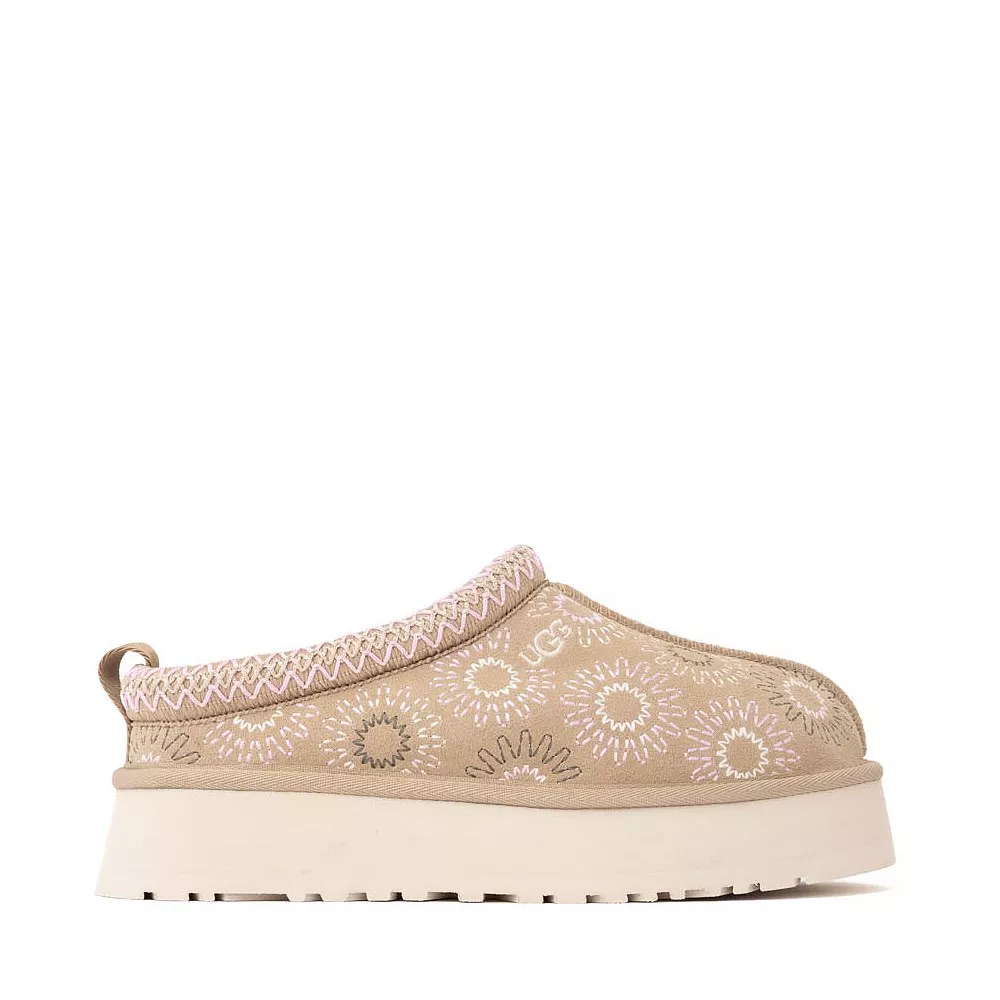 Womens UGG Tazz Sun Stitch Slipper - Mustard Seed