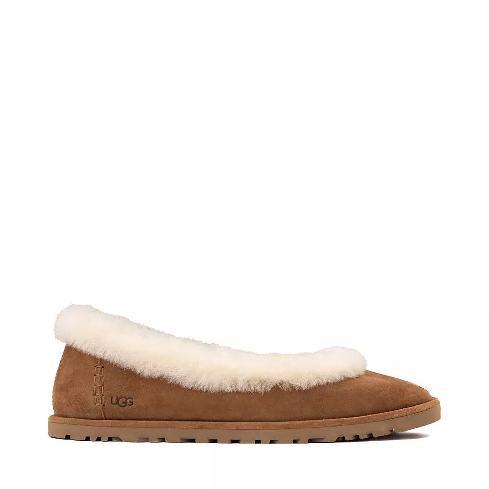 Womens UGG Zora Ballet Flat - Chestnut