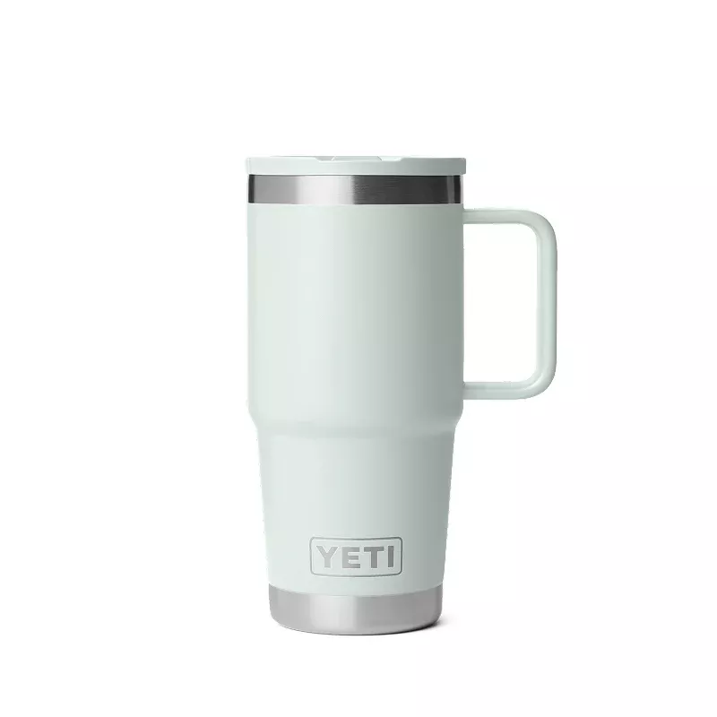Yeti 20 oz Rambler Travel Mug with Color-Matched Straw Lid