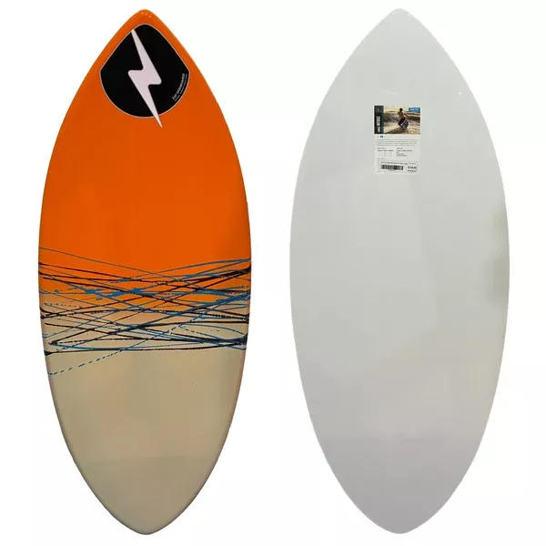 Zap Large Wedge 49" Skimboard - Orange/Tan/Blue