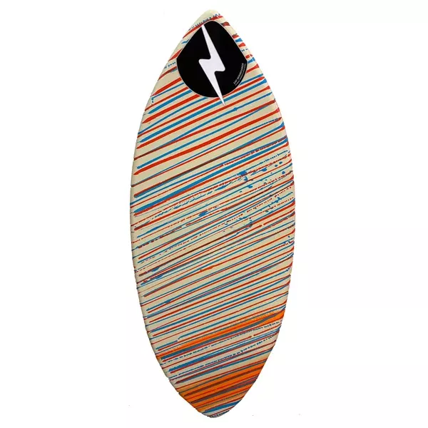 Zap Large Wedge 49" Skimboard - Tan/Red/Blue
