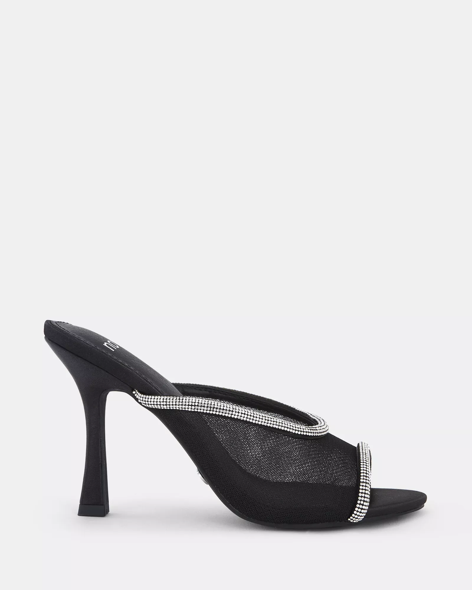 ZEMMA BLACK Open Toe Heels